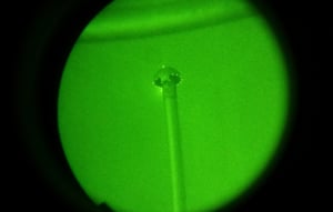 Insulator Corona Test – light magnification