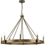 Breckenridge chandelier gold lighting