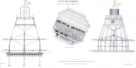 Maplin_Sands_Lighthouse_founded_on_Mitchells_screw_piles