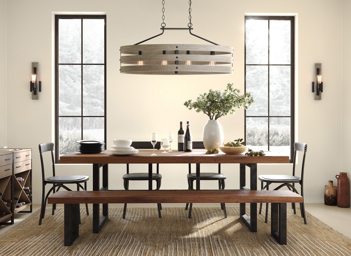 Size It Right Lighting Guidelines for Kitchen Islands, Dining Room