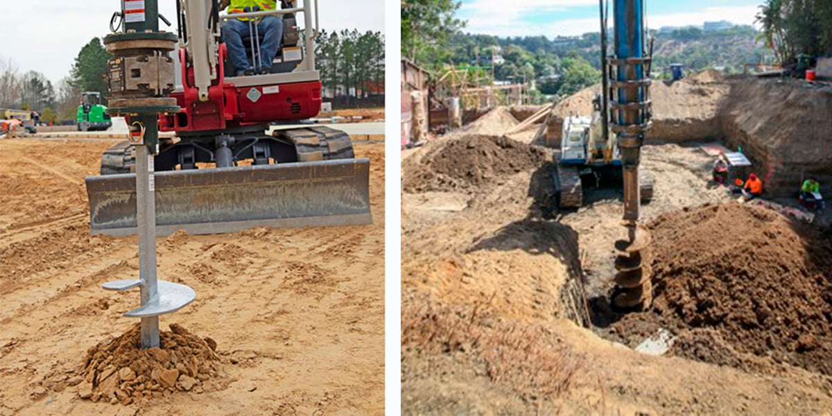 Square Shaft vs Caisson