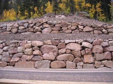 rockery wall face