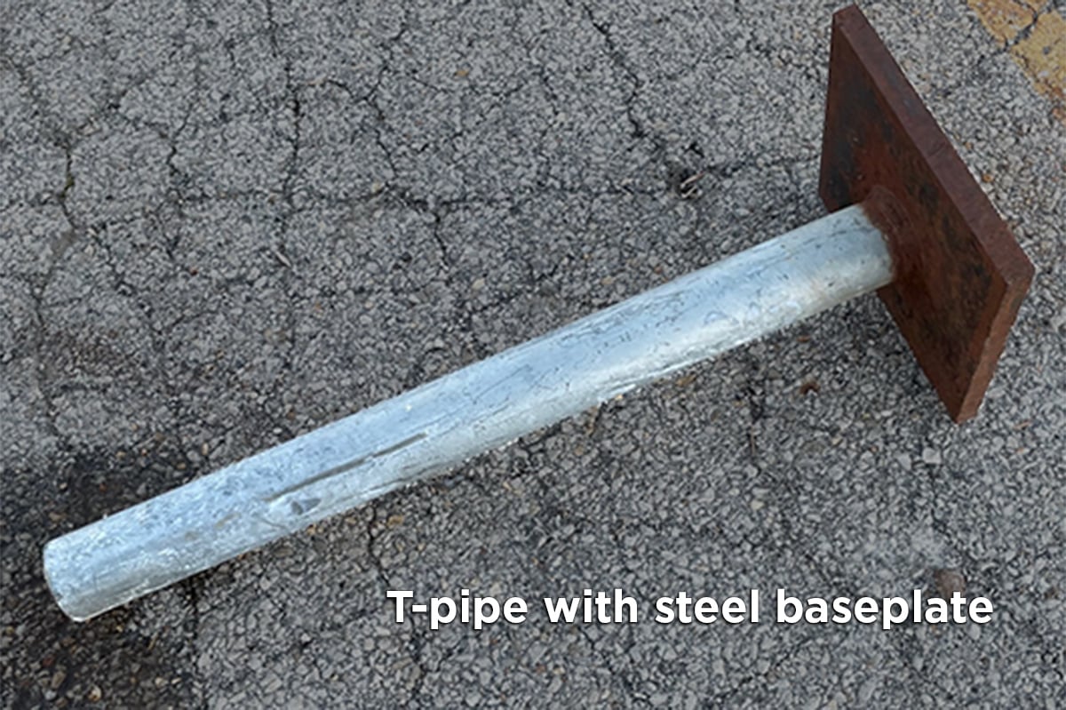 t-pipe steel baseplate-1