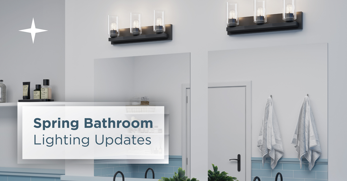 spring bathroom lighting trends
