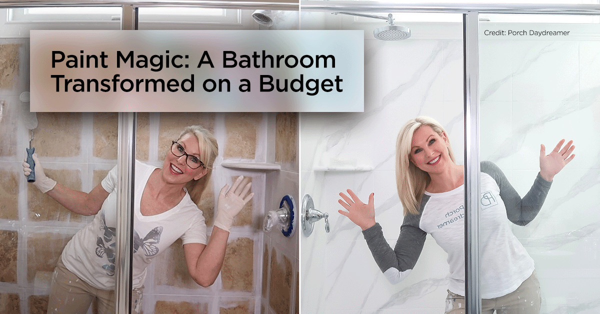 Paint Magic: A Bathroom Transformed on a Budget