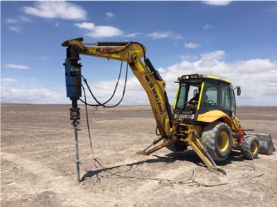 How to Install Helical Anchors for Utility Poles in Rock-Hard Soil