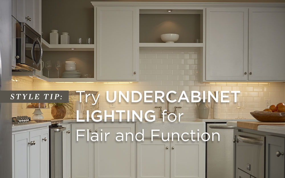 Style Tip: Try Undercabinet Lighting for Flair and Function
