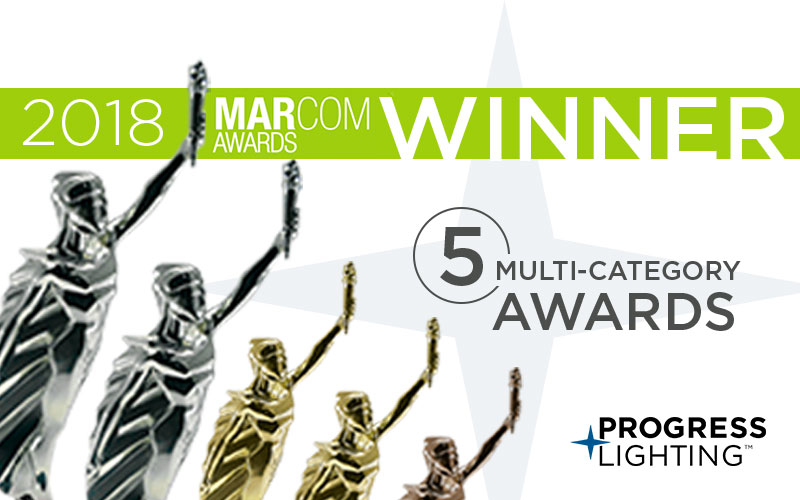 Progress Lighting Wins Five MarCom Awards for Excellence in Strategic Communications and Print Media