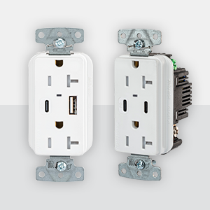 Charge laptops and devices faster with new high-power Hubbell USB receptacles