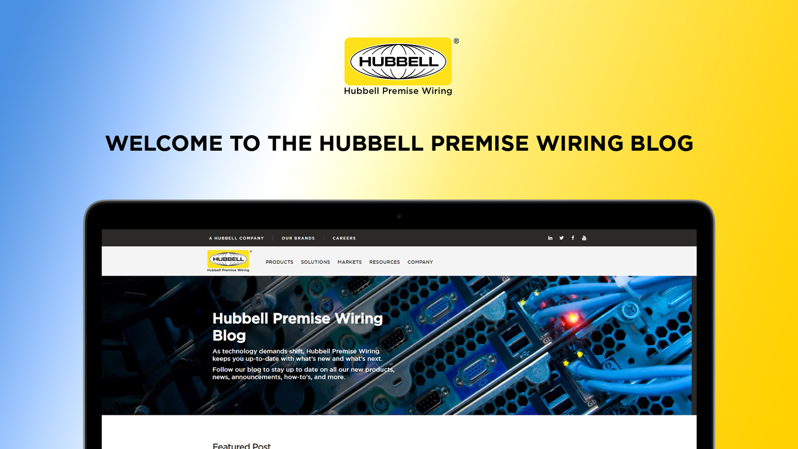 Welcome to the Hubbell Premise Wiring Blog