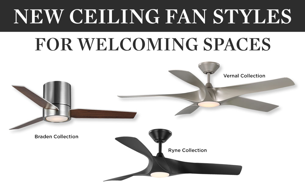 Ceiling Fans: New Styles for Welcoming Spaces