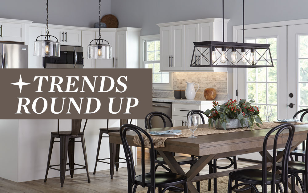 Trends Round Up, Dining Room Lighting Trends 2021