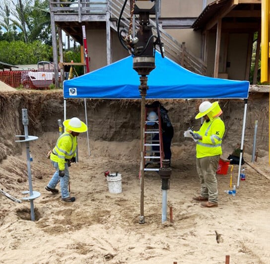 Beaches + Dense Coralline Gravel = Stable Foundation