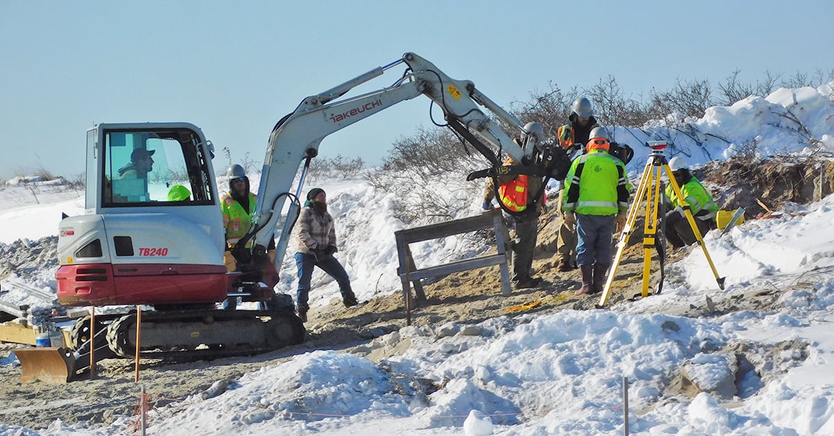 Ogunquit Beach Pile Installation