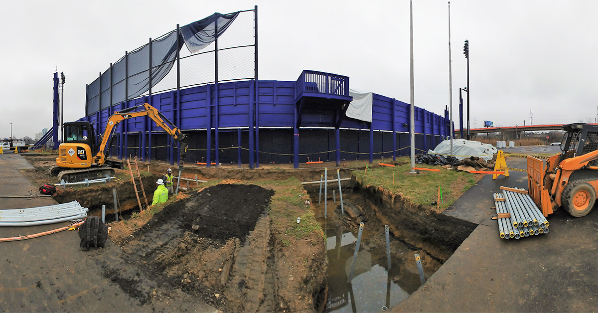 Stadium Installation Proves Helical Piles an Excellent Choice